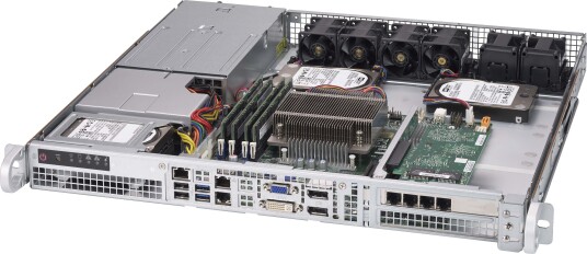 Supermicro 1U Chassis 2X2.5Fix W Bracket 400Wr Platinum 2Fh Std/Wio Cbnt CSE 515 R407