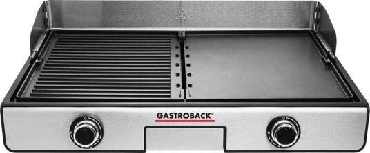 Gastroback Design Plancha & BBQ, Sort, Rustfritt stål, Rustfritt stål, Rektangulær, Rotasjon, 1300 cm², 420 x 280 mm Gastroback Design Plancha & BBQ, Sort, Rustfritt stål, Rustfritt stål, Rektangulær, Rotasjon, 1300 cm², 420 x 280 mm