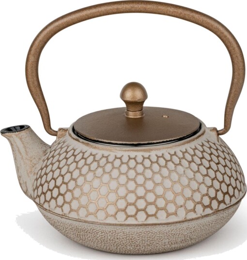 Bredemeijer Tekanne Jiangxi 0,7 L Støpejern Beige + Filter 153203