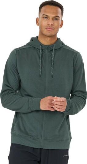 Endurance Dereff Full Zip Trenings Hettegenser Herre Grønn M
