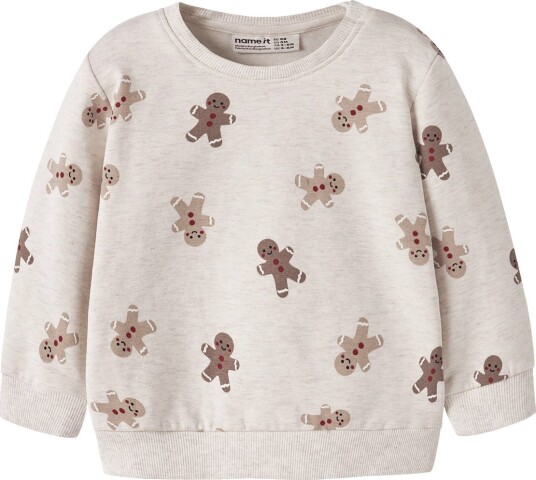 Name It Nbnruller Ls Sweat Bru   PEYOTE MELANGE   56