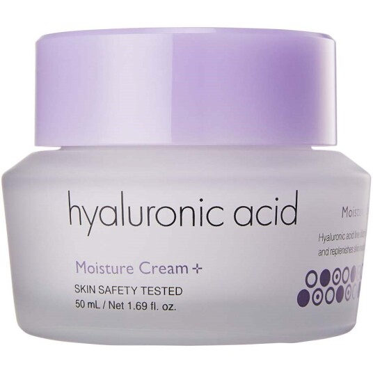 It´S SKIN Hyaluronsyre Fuktighetskrem 50 ml - Parabenfri Dag- og Nattkrem for Tørr og Moden Hud
