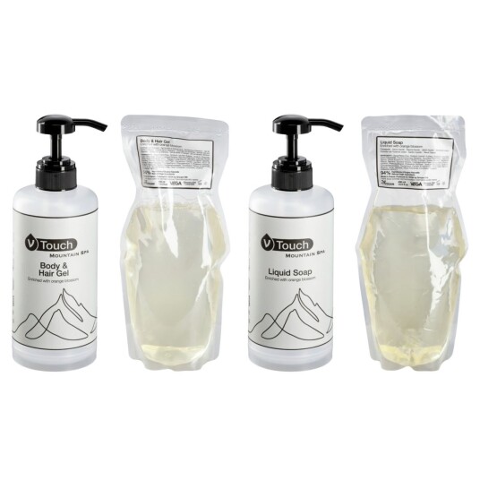VEGA Prøvesett pumpedispenser V-Touch Mountain Spa 4 deler Flerfarget VEGA Prøvesett pumpedispenser V-Touch Mountain Spa 4 deler Flerfarget