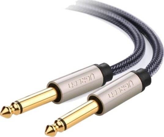 Ugreen 10636 6.35Mm Hankjønn 6.35Mm Hankjønn 1 M Svart