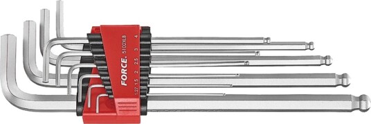 FORCE 5109XLBS Vinkelskrutrekkersett