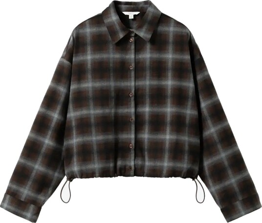Noella N Nila Shirt DANNE BROWN BLUE CHECK XS