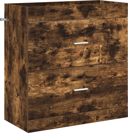 Badskapinet under vask Røkt Eik 78,5 x 37,5 x 81 cm Badskapinet under vask Røkt Eik 78,5 x 37,5 x 81 cm