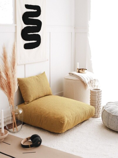 Dokuma Sittepuff 70 cm Sennep