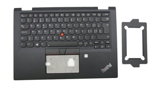 Lenovo Chicony - Brbart tastatur - til utskifting - Sveitsisk - Svart