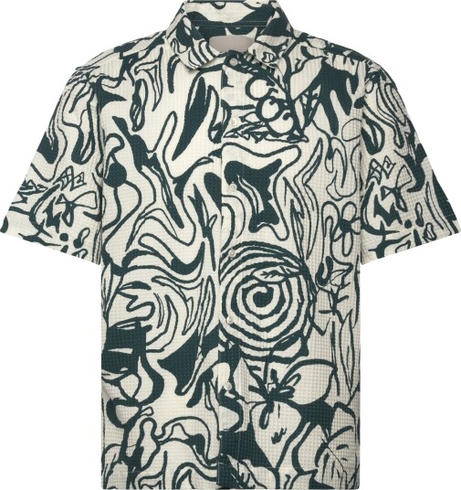 ONLY & SONS Onssavier Waffle Ss Shirt 0326   Cream   XXL