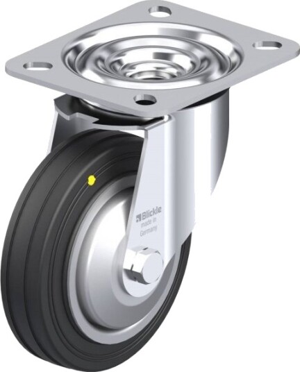 Blickle 666263 Le-Ve 100R-El-Fa Hjul 100 Mm Bæreevne (Maks.) 70 Kg, 1 Stk