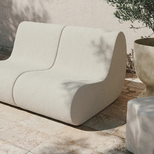 Ferm Living Rouli Lenestol Bouclé Off-white Ferm Living Rouli Lenestol Bouclé Off-white