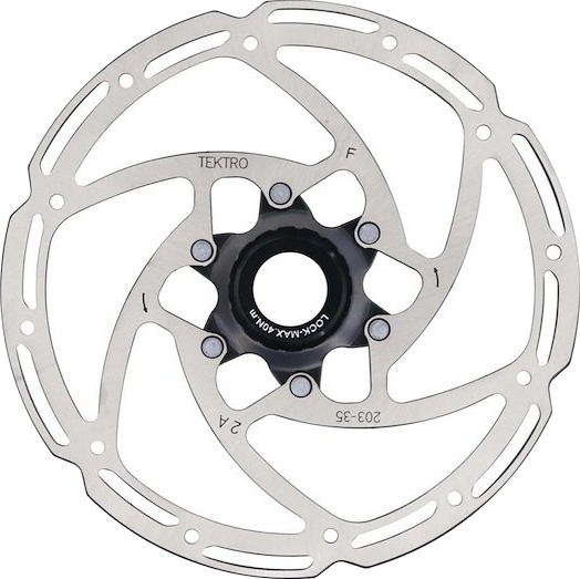 Tektro Cargo bremseskive ø203mm 2,3mm center lock med stor bremsemodulering