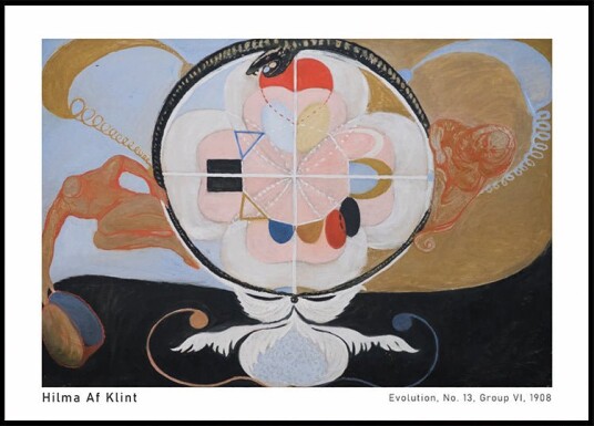 Evolutio Nr: 13 By HIlma Af KlintPlakat Plakat / 40x50cm