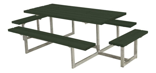 Piknikbord PLUS Basic med Påbygning 260 cm Grønn Piknikbord PLUS Basic med Påbygning 260 cm Grønn