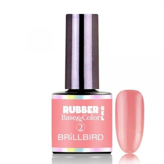 Brillbird Norge Mani Gel   Rubber base #2 Mauve 8ml