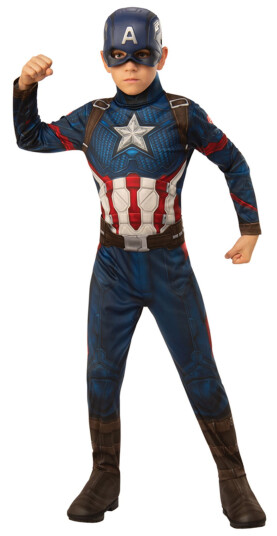 Rubies Costumes NL Avengers 4 Captain America Barn Karnevalskostyme  Large