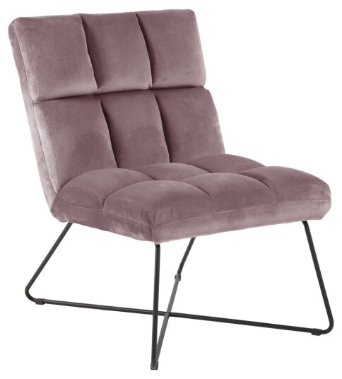 Nordform Møbel24 Alba Lenestol , Velour Rosa. 1676476-01-0 1681672-01-0