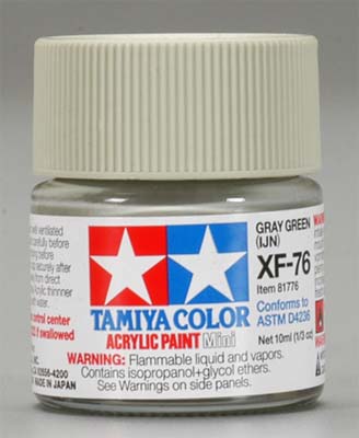 Tamiya 81776 Acrylic Mini XF-76 Gray-Green IJN 1/3 oz