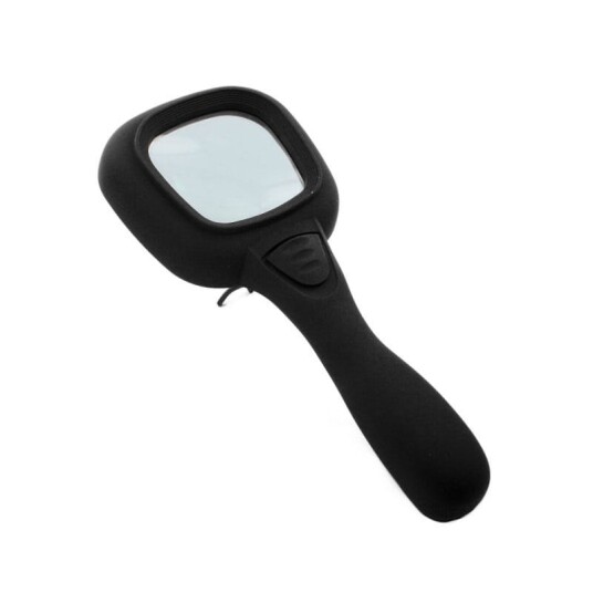 Model Craft Håndholdt forstørrelsesglass med LED lys og innebygd holder