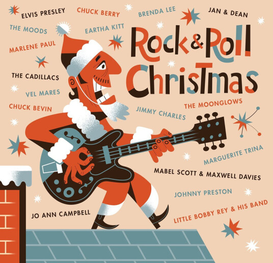 Diverse Artister, Diverse Jul Rock & Roll Christmas CD
