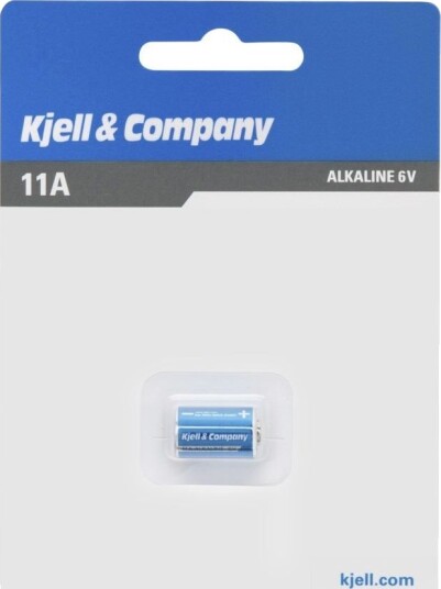 Kjell & Company 11A Alkalisk Engangsbatteri 6V med 38mAh Kapasitet