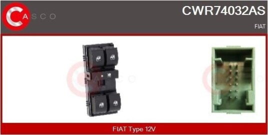 Bryter, vindusheis CASCO CWR74032AS Bryter, vindusheis CASCO CWR74032AS
