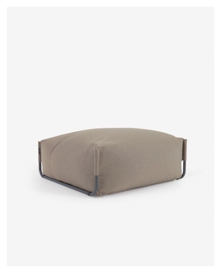 Kave Home Square Puff, Sort alu/Grønn Unoliving 1021321 1696298-02-0