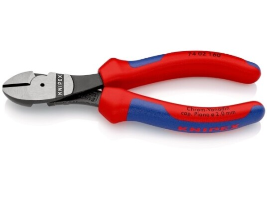 Knipex 74 02 Diagonal Tang 160mm med Multikomponent Håndtak