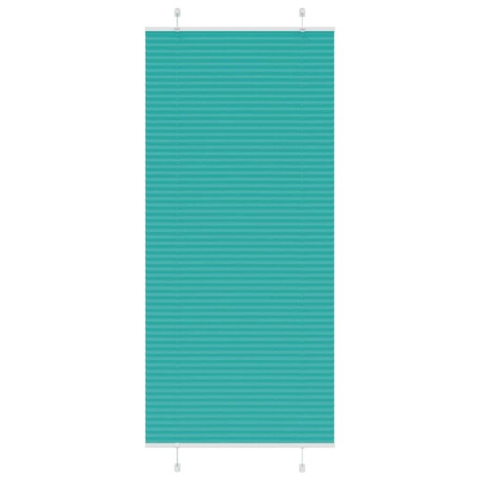 plisségardin Bensin Grønn 95x200 cm Stoff Bredde 94,4