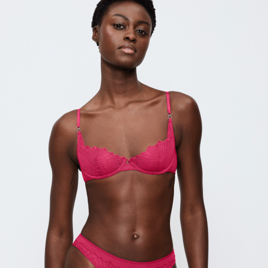 Triumph  BH That Night In Vegas Wired Bra Mørkrosa C 70 Dame