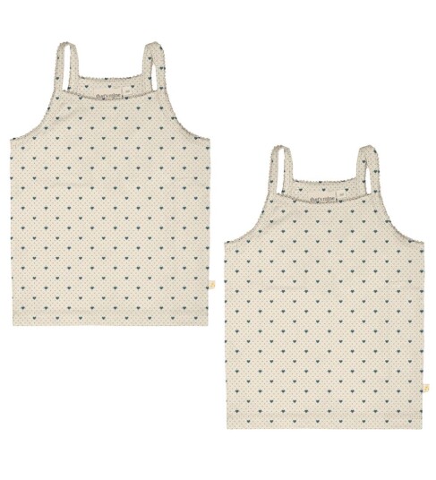 That"s Mine Lots Of Love Sky Esta Strap Top 2 Pak 6 år/116