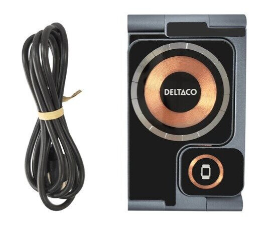 Deltaco 3-in-1 Transparent Wireless Charger Deltaco 3-in-1 Transparent Wireless Charger