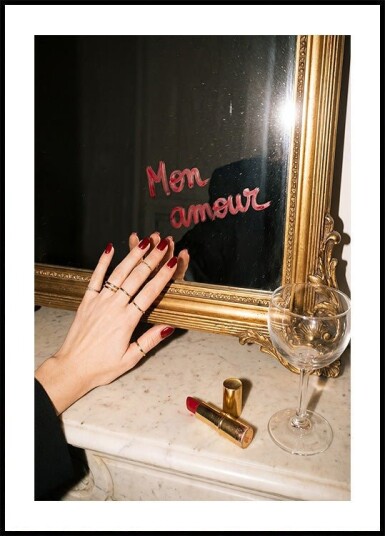 Mon Amour Plakat Plakat / 40x50cm