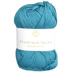 Shamrock Yarns Mercerisert Bomull 132 Petrol Shamrock Yarns Mercerisert Bomull 132 Petrol