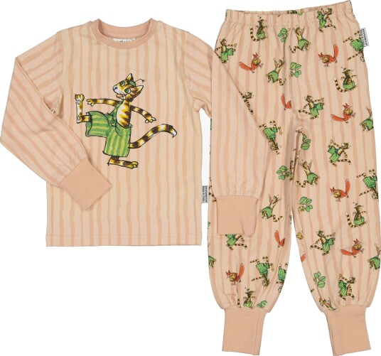 Geggamoja Pettersen og Findus Pyjamas 2 delt Rosa 110 116