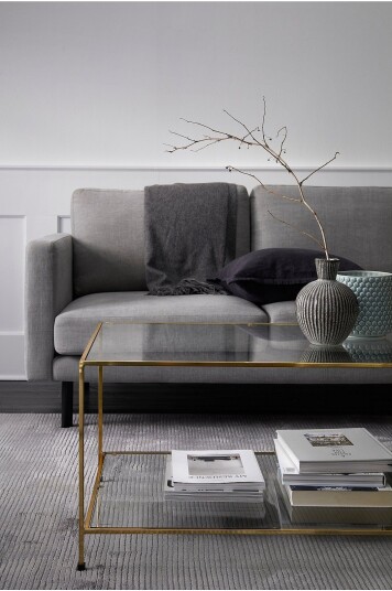 Ellos Home Sofabord Missi 120x60 cMessing