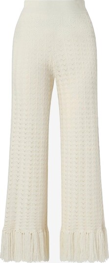 By Malina Bukser Alycia Knitted Fringe Hvit