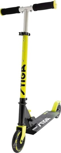 Stiga Comet 120-S Sammenleggbar Sparkesykkel for Barn Svart/Lime