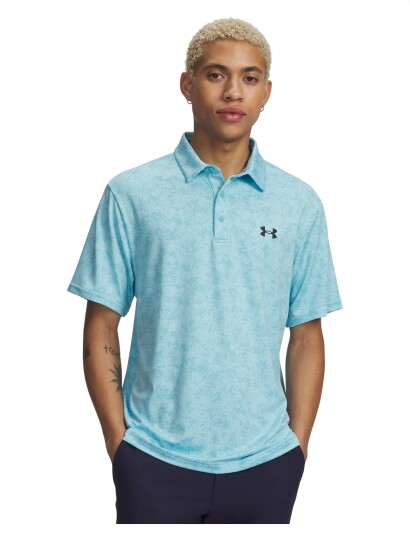 Under Armour Ua Playoff 3.0 Printed Polo Blue S