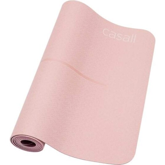 Casall Yoga Mat Position 4 mm Light Pink/pink, OneSize Casall Yoga Mat Position 4 mm Light Pink/pink, OneSize