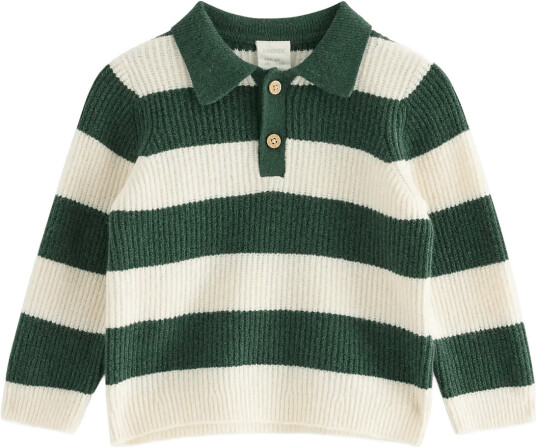 Lindex Knitted Rugby Jumper Beige 86