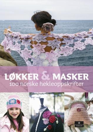 Løkker & masker: 100 norske hekleoppskrifter Innbundet Pent brukt bok