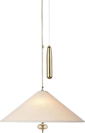 GUBI Tynell Collection A1967 Taklampe i Messing/lerret GUBI Tynell Collection A1967 Taklampe i Messing/lerret