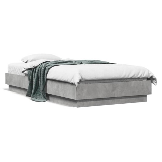  Sengeramme betonggrå 75x190 cm konstruert tre 8721012286931