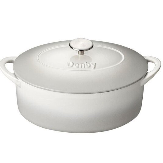 Denby Natural Canvase støpejernsgryte 28 cm krem Denby Natural Canvase støpejernsgryte 28 cm krem
