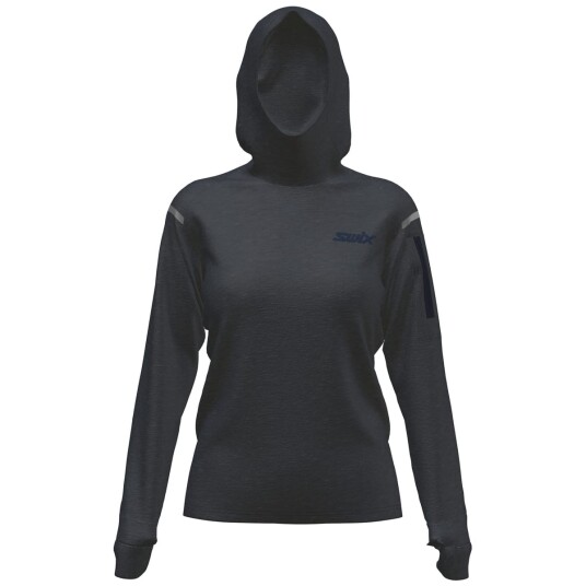 Swix Pace Midlayer Hooded W Dark Navy XL