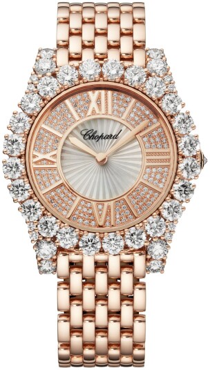 Chopard Dameklokke 109419 5601 Diamond Hour Rosegullfarget/18 karat