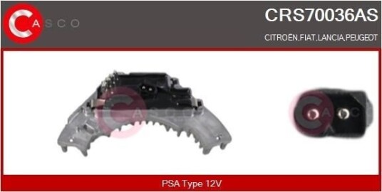 Motstand kupévifte CASCO CRS70036AS