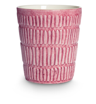 Stripes Kopp 30 cl 10 x 8 cm Rosa